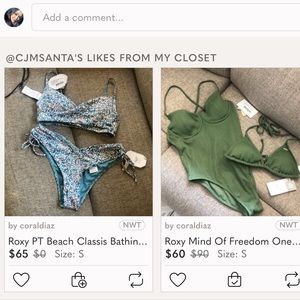@CJMSANTA 2 bathing suits bundle :)